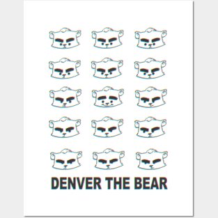 Denver The Bear: CMYK offset Posters and Art